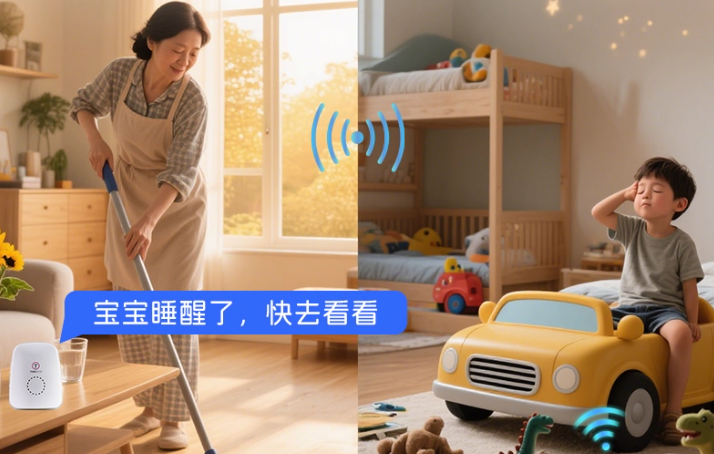 WT2605A蓝牙录音芯片带来0光害、真省电的智能监护方案​，解决婴儿哭声监护产