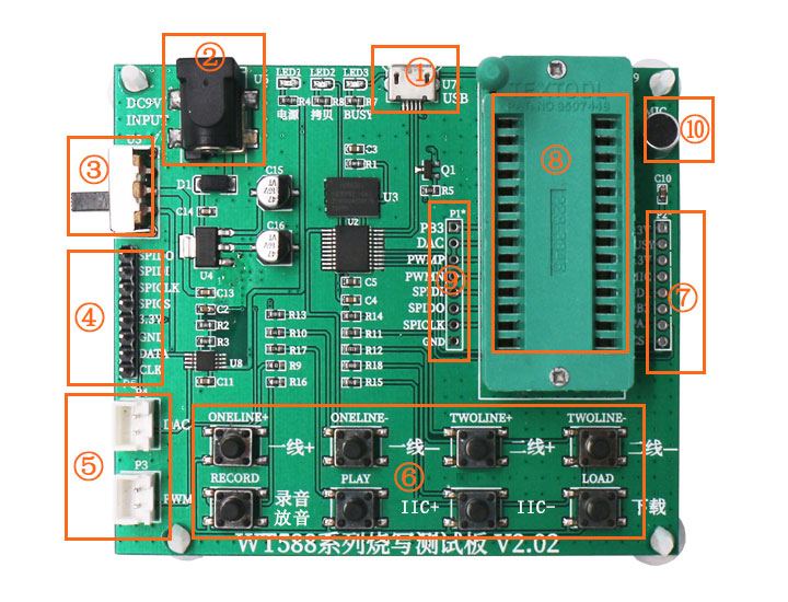 WT588测试板