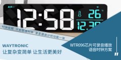 可录音的语音时钟方案：老人的吃药提示器与计划管理时钟