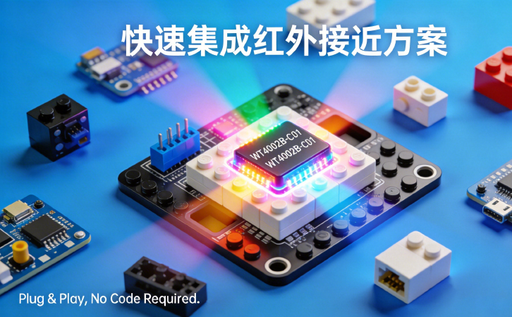 快速集成红外接近方案UART一键学习免开发实际开发过程