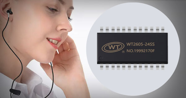 WT2605-24SS音频蓝牙录放语音芯片：标准蓝牙功能与多样化存储播放方式助力音频